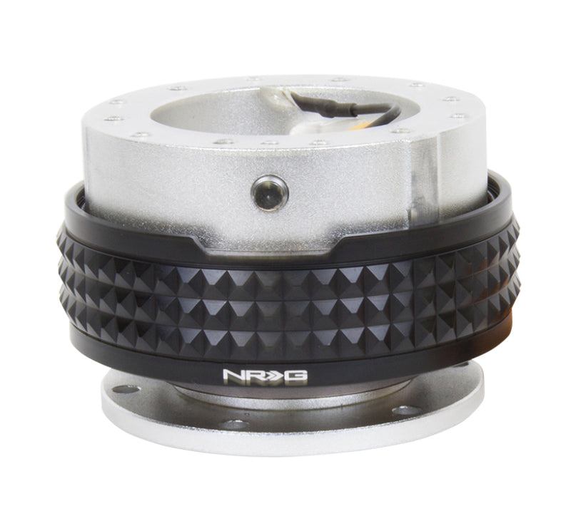 NRG Quick Release Kit - Pyramid Edition - Silver Body / Black Pyramid Ring (SRK-210SL/BK) - photo 2