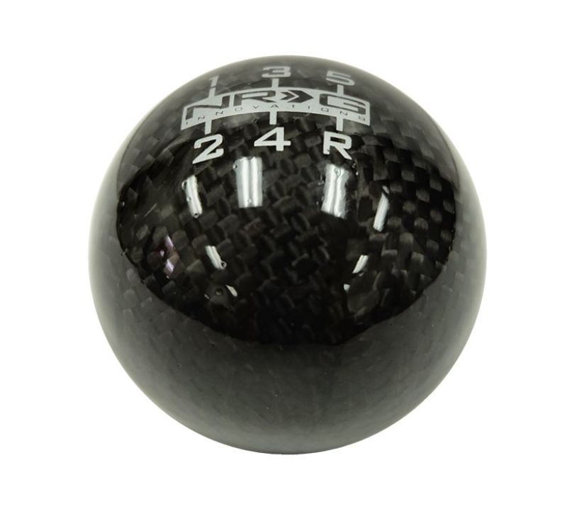 NRG Universal Ball Style Shift Knob (No Logo) - Heavy Weight - Black Carbon Fiber (SK-300BC-4-W)