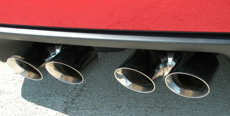 CORSA Performance 2006-2013 Chevrolet Corvette C6 Z06 7.0L V8 Polished Sport Axle-Back Exhaust