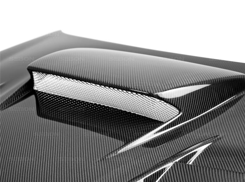Seibon 2006-2007 Subaru WRX/STI CWII Carbon Fiber Hood - photo 4