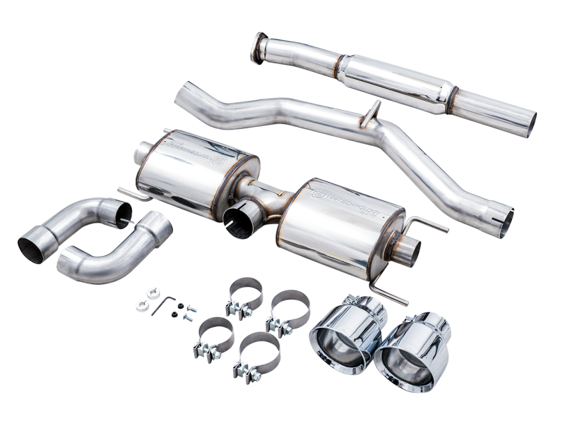 AWE Tuning Subaru BRZ/ Toyota GR86/ Toyota 86 Touring Edition Cat-Back Exhaust - Chrome Silver Tips - photo 5