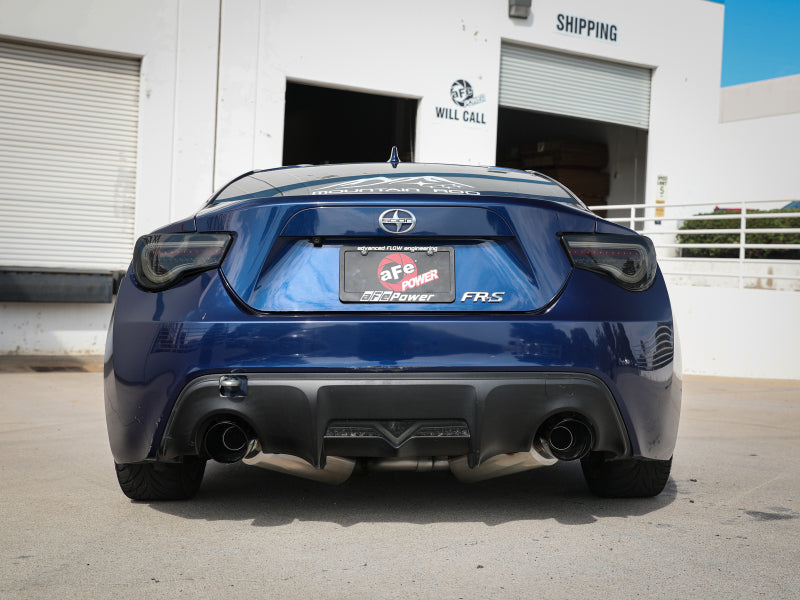 aFe Takeda Exhaust Axle-Back 2013-2015 Scion FRS / Subaru BRZ 304 Stainless Steel Black Dual Tips Exhaust - photo 6