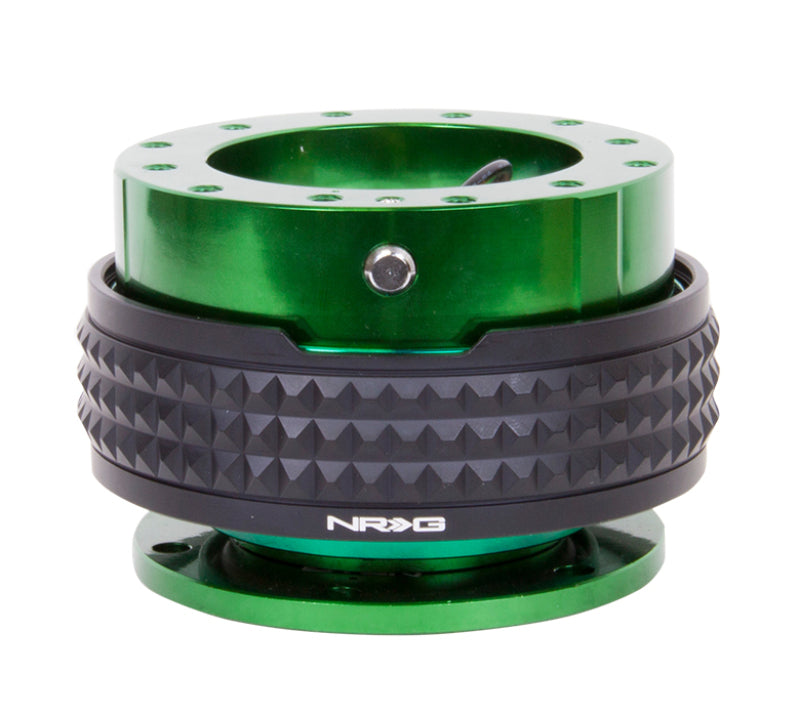 NRG Quick Release Kit - Pyramid Edition - Green Body / Black Pyramid Ring (SRK-210GN/BK) - photo 2
