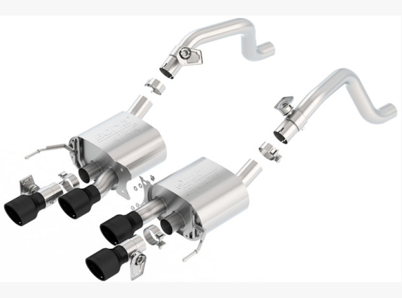 Borla 2014-2018 C7 Corvette Stingray Axle-Back ATAK Exhaust 2.75in To Muffler Dual 2.75in Out 4.25in Tip