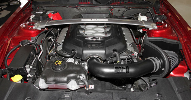K&N 2011-2014 Ford Mustang GT 5.0L V8 Black Performance Intake Kit (knn71-3527) - photo 6