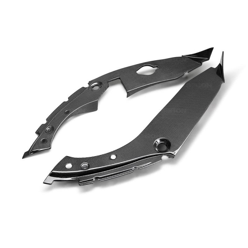 Seibon 2017+ Honda Civic Type R Carbon Fiber Under Hood Inner Wing Trims