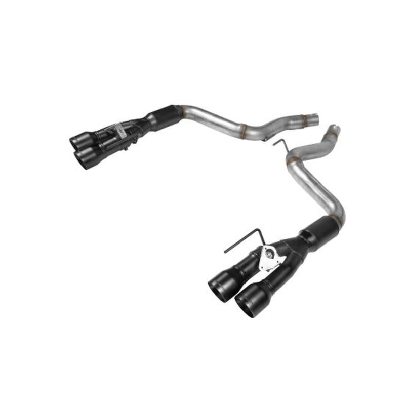 Flowmaster 2018-2023 Mustang 5.0L Outlaw Axle-Back Exhaust System - Black Tips( with Valves)