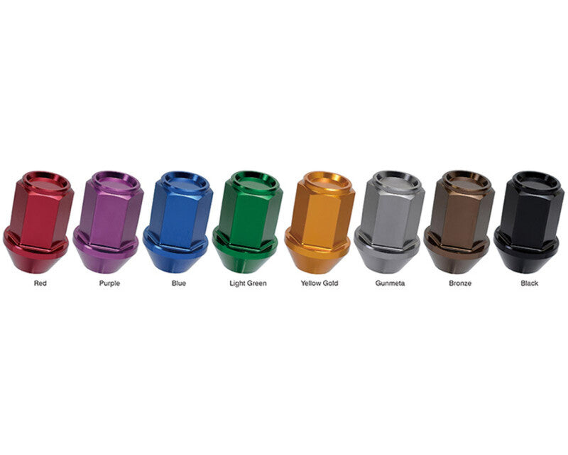 Project Kics 12x1.50 Black Leggdura Racing Shell Type Lug Nut - 1pc (WZLN1B)