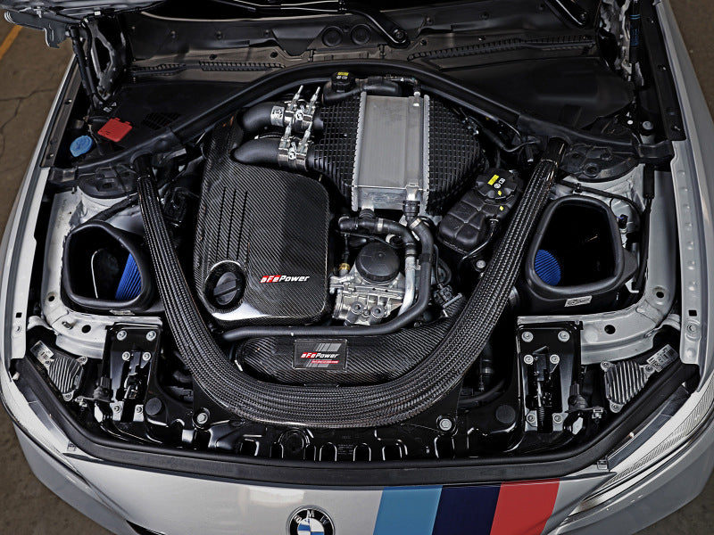 aFe Track Series Stg 2 Carbon Fiber Intake w/Pro 5R Media 2015-2020 BMW M3/M4(F80/82/83) L6-3.0L(tt) S55 (afe57-10006R) - photo 7