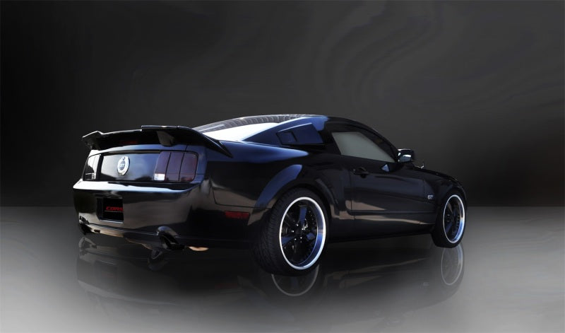 CORSA Performance 2005-2010 Ford Mustang Shelby GT500 5.4L V8 Black Sport Axle-Back Exhaust - photo 2