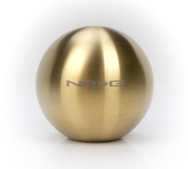 NRG Chrome Gold Titanium Round Shifter Heavy Weight (SK-350GD)