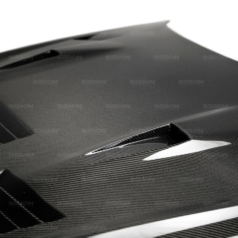 Seibon 2017-2018 Nissan GT-R R35 GTII-Style Carbon Fiber Hood - photo 3