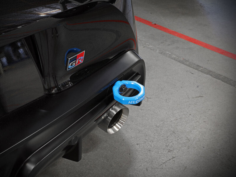 aFe Control Rear Tow Hook Blue 20-21 Toyota GR Supra (A90) (450-721002-L) - photo 7