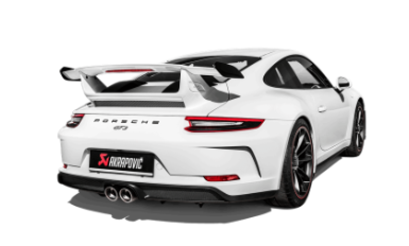 Akrapovic 2018 Porsche 911 GT3 (991.2) Slip-On Race Line (Titanium) without Tail Pipe Set - photo 2