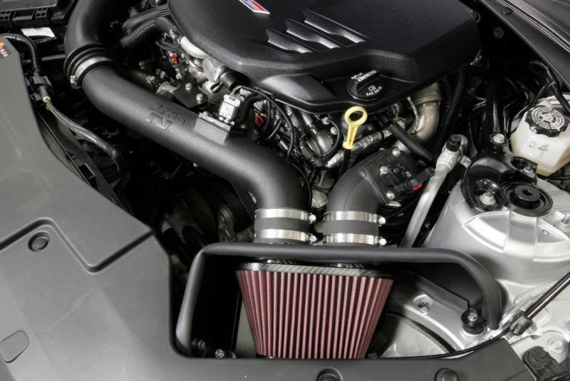 K&N 2016-2017 Cadillac ATS-V 3.6L V6 Twin Turbo Performance Intake Kit (knn57-3093) - photo 5