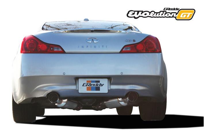 GReddy 2007-2014 Infiniti G37 Evolution (RWD ONLY) GT 304 Stainless Steel Cat-Back Exhaust - photo 4