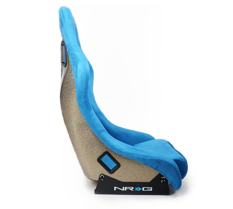 NRG FRP Bucket Seat ULTRA Edition - Medium (Blue Alcantara/Pearlized Back) (FRP-303BL-ULTRA) - photo 3