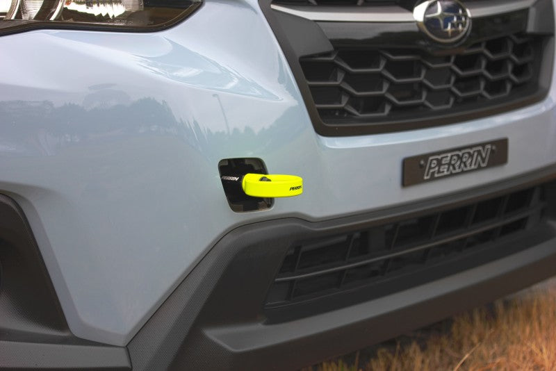 Perrin 22-26 Subaru WRX / 18-23 Crosstrek / 20-25 Outback XT Tow Hook Kit (Front) - Neon Yellow (PSP-BDY-237NY) - photo 7