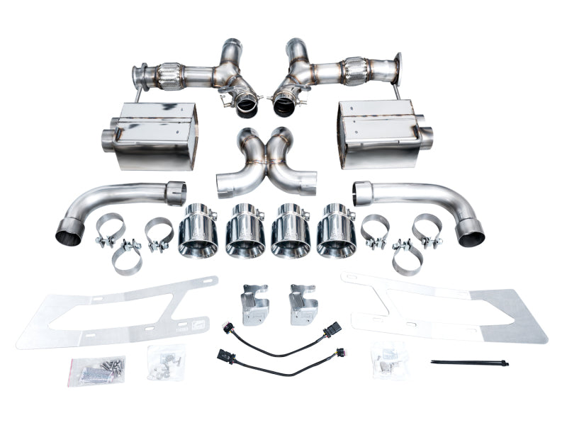 AWE Tuning 2023-2025 Chevrolet C8 Corvette Z06 5.5L SwitchPath Exhaust System - Chrome Silver Tips - photo 5