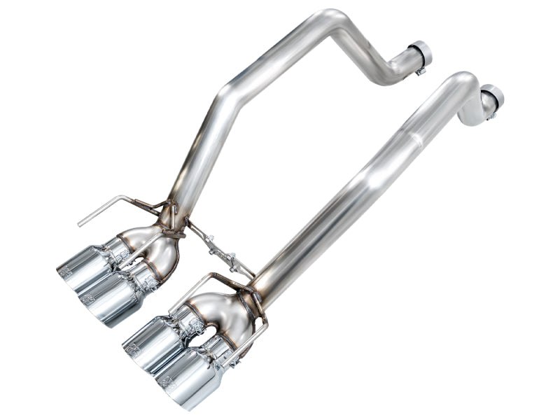 AWE Tuning C6 Chevrolet Corvette Z06/ZR1 Track Edition Axle-Back Exhaust with Chrome Silver Tips