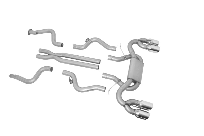Gibson 2017-2022 Chevrolet Camaro ZL1 6.2L 3in Cat-Back Dual Exhaust - Stainless
