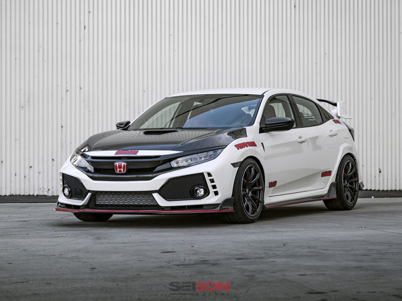Seibon 2017 Honda Civic Type R OEM Carbon Fiber Hood - photo 6