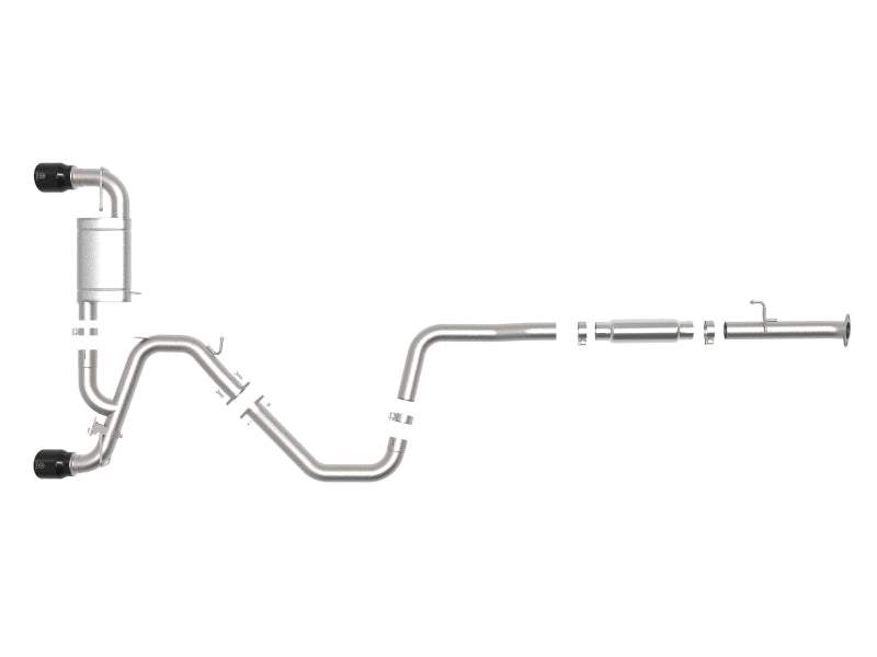 aFe Hyundai Veloster N 2021-2022 L4-2.0L Takeda Cat-Back Exhaust System - Black Tips - photo 2