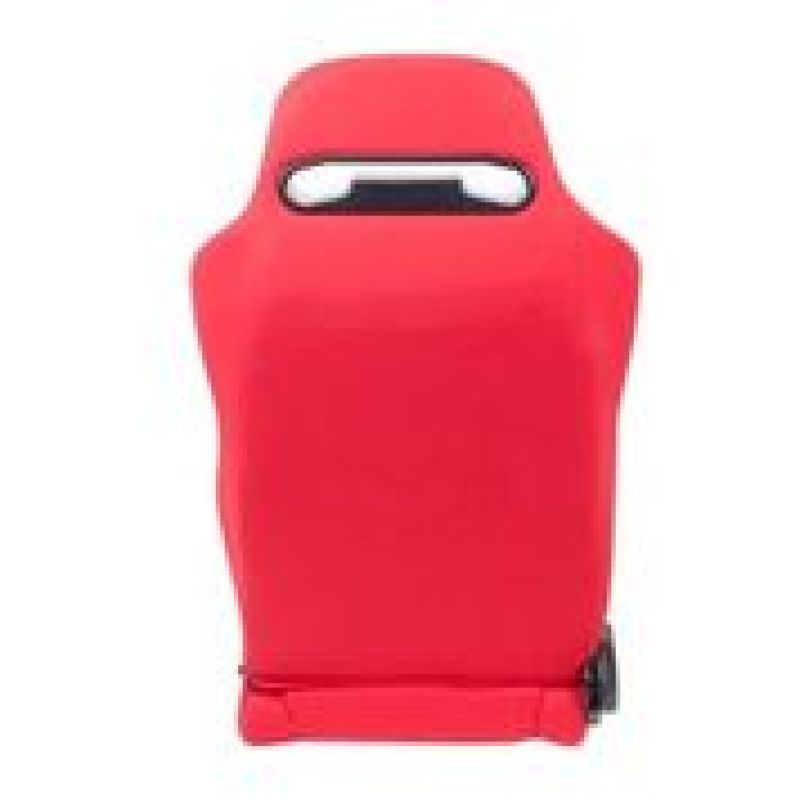 NRG Sport Seats (Pair) Type-R Cloth w/ NRG Logo - Red w/ Red Stitch (RSC-210L/R) - photo 2