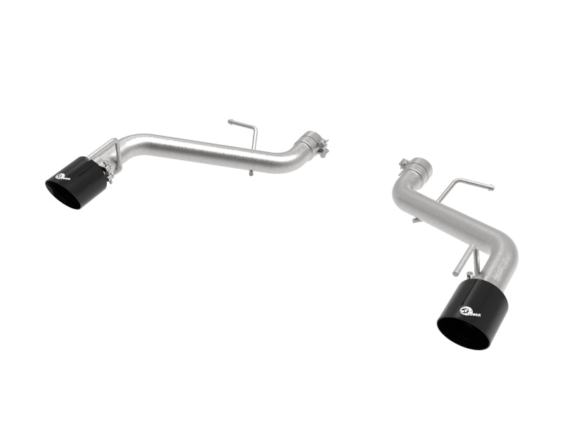aFe POWER MACH Force-Xp 2.5in Axle-Back Exhaust System 2016-2020 Chevrolet Camaro SS V8 6.2L - Black - photo 3