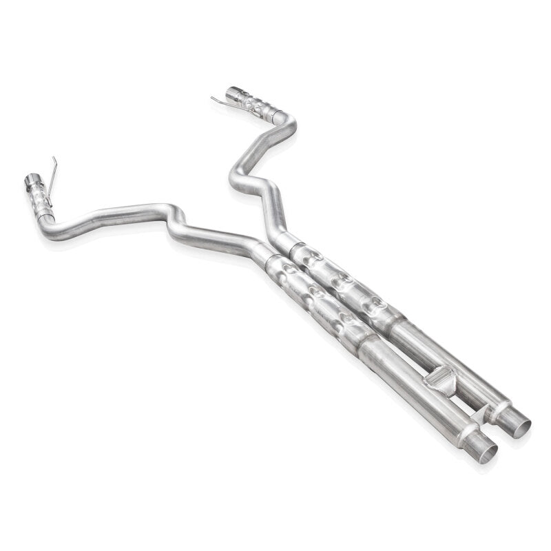 Stainless Works 2015-2016 Mustang GT 3in Cat-Back H-Pipe Retro Chambered Mufflers 2-1/2in Cores - photo 3