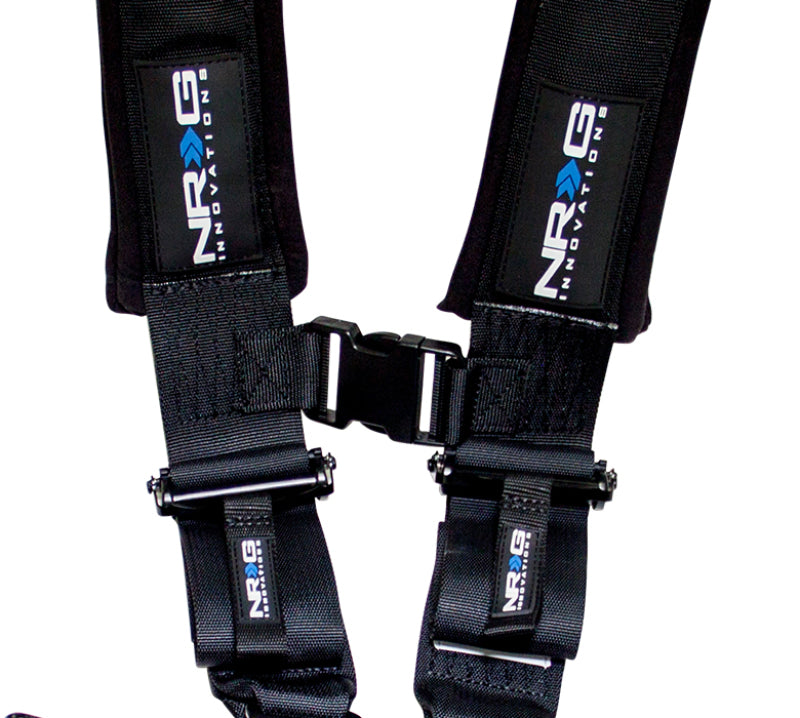 NRG SFI 16.1 5PT 3in Seat Belt Harness / Latch Link - Black (SBH-5PCBK-620) - photo 4