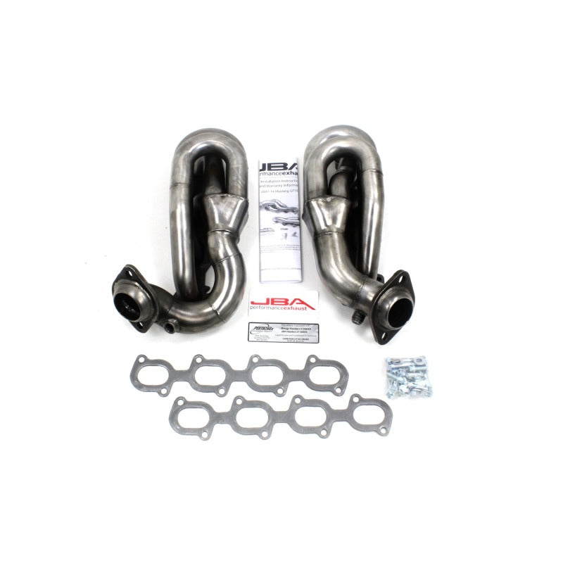 JBA 2007-2014 Ford GT500 5.4/5.8L 4V 1-5/8in Primary Raw 409 Stainless Steel Cat4Ward Header - photo 2