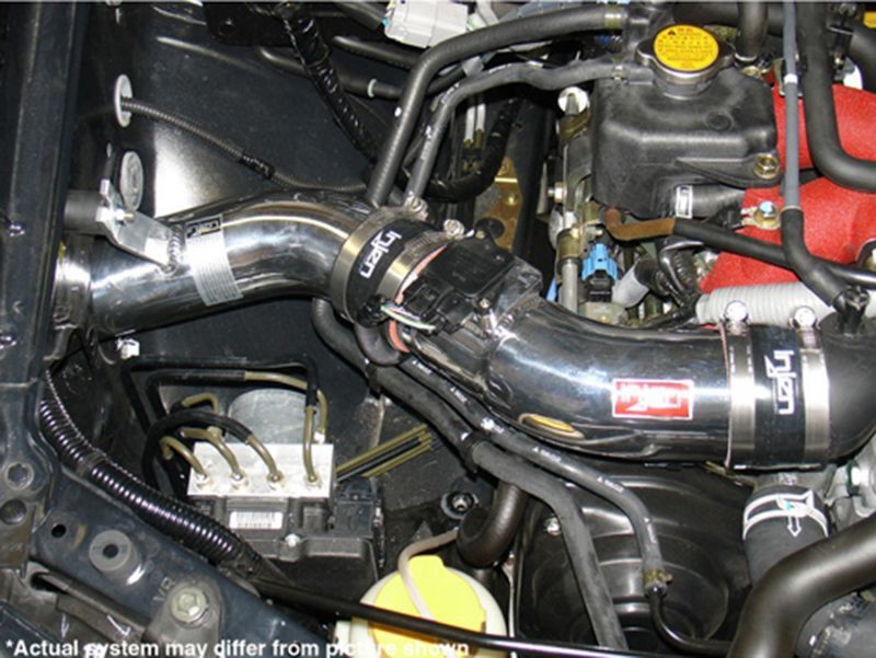 Injen 2004-2007 STi / 2006-2007 WRX 2.5L Wrinkle Red Cold Air Intake (injSP1202WR) - photo 4