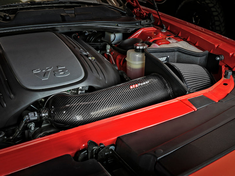 aFe POWER Magnum FORCE Carbon Fiber Stage 2 Track Series Pro Dry S CAIS - 2011-2018 Dodge Challenger V8 (afe51-12162-C) - photo 9
