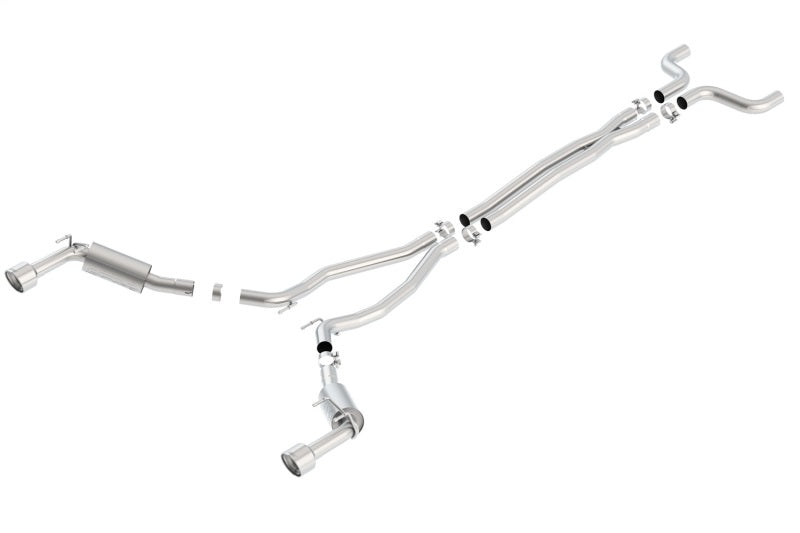 Borla 2014-2015 Chevrolet Camaro SS 6.2L V8 Single Split Rear Exit S-Type Cat-Back Exhaust - photo 2