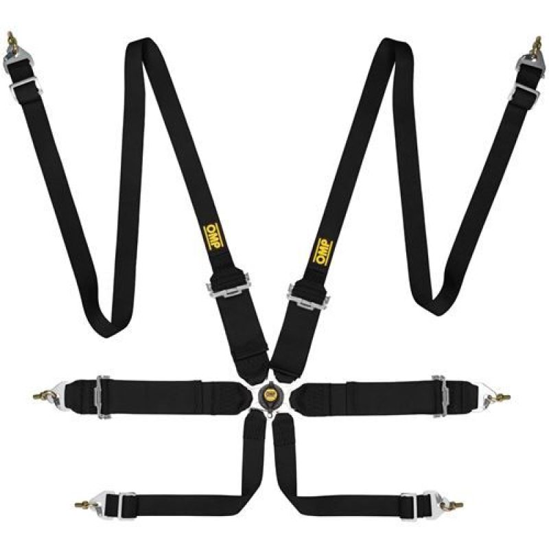 OMP First 3/2 Racing Harness Black (DA0-0204-B02-071)