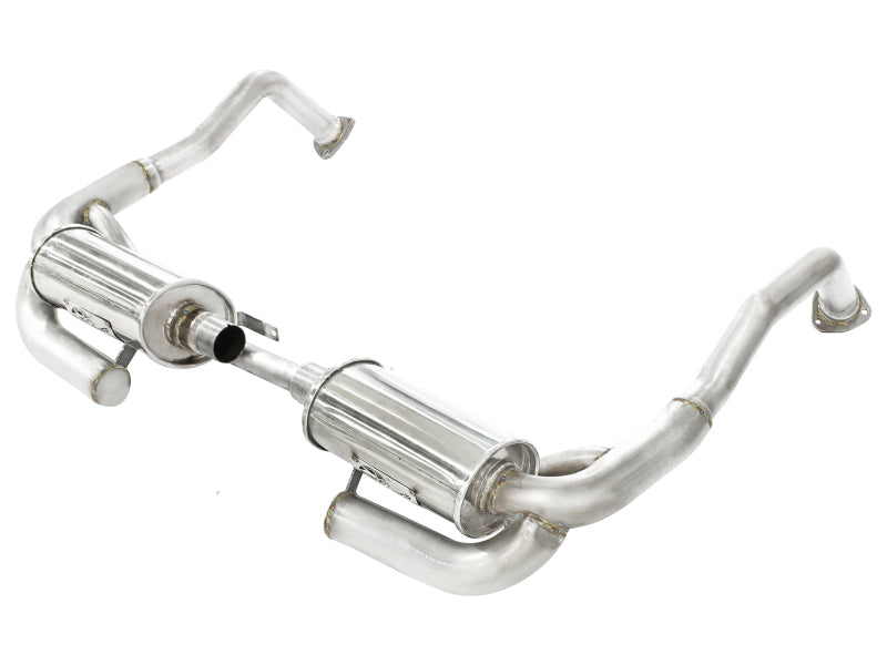 aFe MACH Force-Xp Exhaust Cat-Back 2in Stainless Steel-304 Exhaust for 2005-2008 Porsche Boxster S (987.1) H6