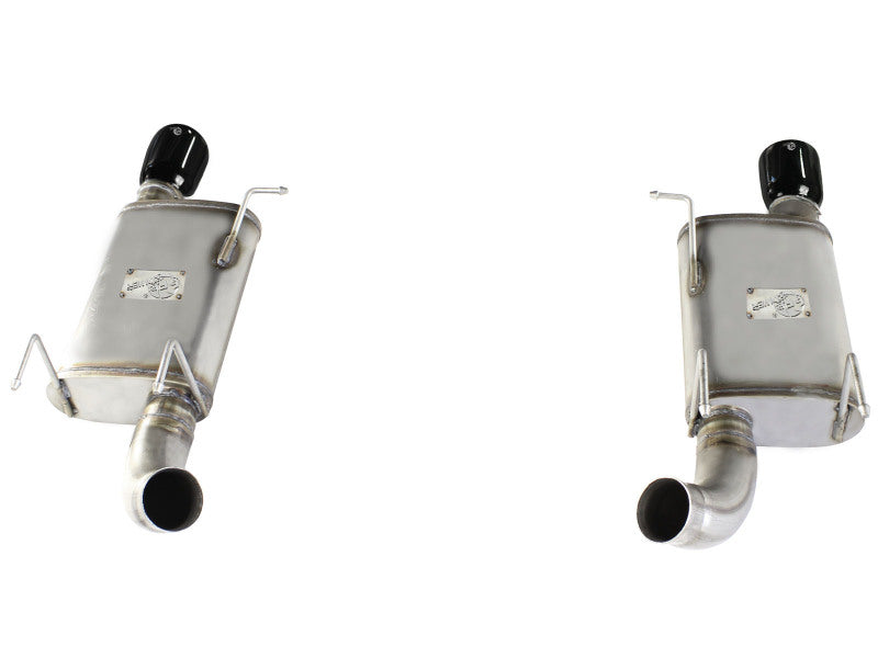aFe MACH Force-Xp Exhaust 2011-2014 Ford Mustang GT V8-5.0L 3in. Stainless Steel Axle-Back with Black Tips - photo 4