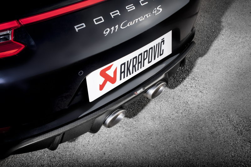 Akrapovic 2016-2017 Porsche 911 Carrera S/4/4S/GTS (991.2) Slip-On Line (Titanium) with Titanium Tips - photo 5