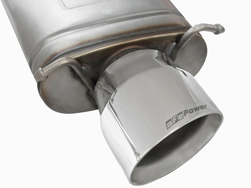 aFe MACH Force-Xp 3in Cat-Back Stainless Steel Dual Exhaust System with Polished Tips 2009-2015 Cadillac CTS-V - photo 4