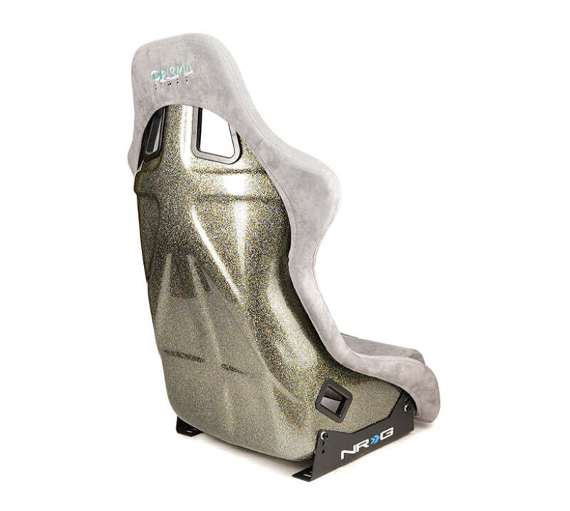 NRG FRP Bucket Seat ULTRA Edition - Large (Grey Alcantara/Pearlized Back) (FRP-302GY-ULTRA) - photo 5