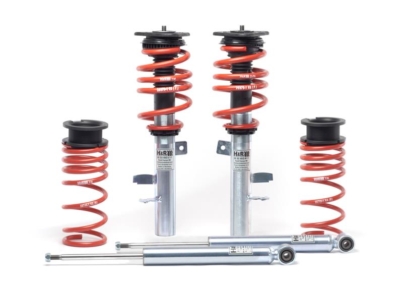 H&R Street Performance Coilover Kit for 2016–2019 Ford Focus RS – Incl. Strut Mounts/Disables Selectable Sport Suspension (28746-1)