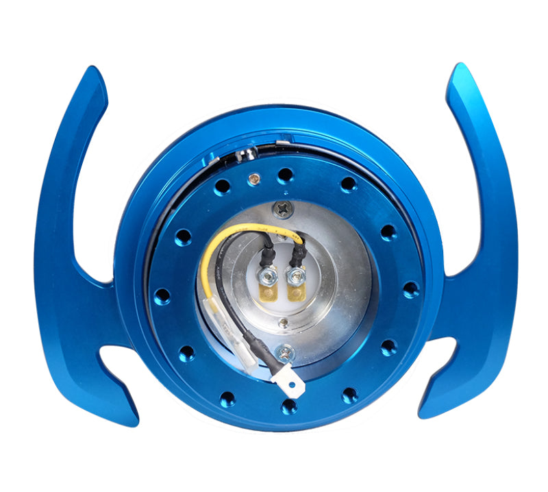 NRG Quick Release Kit Gen 4.0 - Blue Body / Blue Ring w/ Handles (SRK-700BL) - photo 3