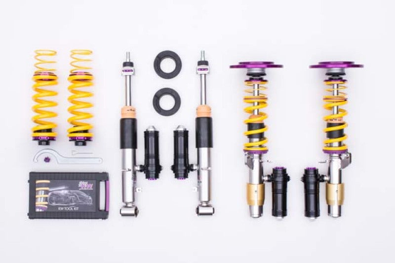 KW Clubsport 2-Way Coilover Kit for BMW M3/M4 F80/F82 (Built Before 1/2015) w/ 3 Bolt Front Mount (No EDC Cancellation) (352208AN)