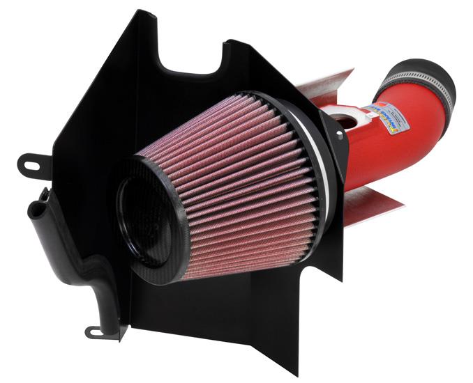 K&N 2002-2007 WRX/STi Wrinkle Red Typhoon Short Ram Intake (knn69-8001TWR) - photo 2