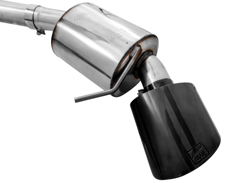 AWE Tuning Audi B9 RS 5 Sportback Touring Edition Exhaust-Non Resonated - Diamond Black RS Style Tips - photo 3