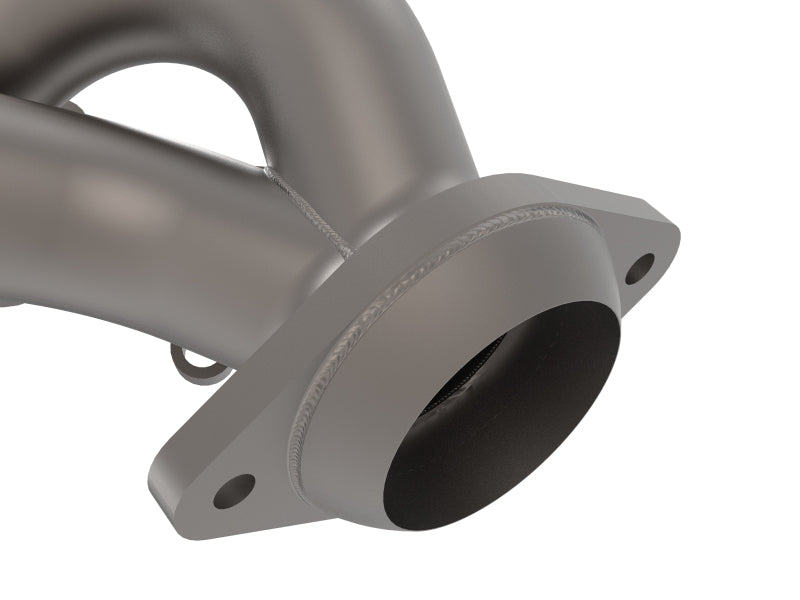 aFe Twisted Steel Shorty Header 2011-2017 Ford Mustang V6-3.7L - Titanium Coat Finish - photo 4