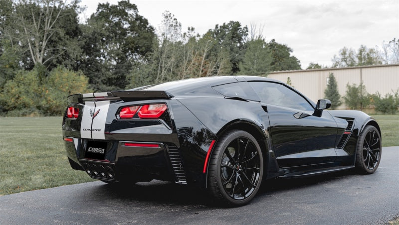 CORSA Performance 2015-2019 Chevrolet Corvette C7 Z06 6.2L 2.75in Xtreme Axle-Back with Dual NPP & Quad Black Tips - photo 2