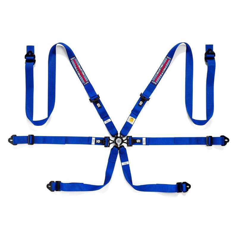 Sparco Belt Martini-Racing 6 Pt.3-4in Reg A (04834HPDMRAZ)
