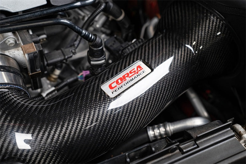 CORSA Performance 2016-2024 Chevrolet Camaro SS 6.2L V8 Carbon Fiber Open Element Air Intake - Oiled (cor44018) - photo 4